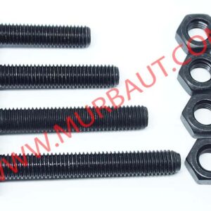 Baut Mur Hex Baja 8.8 10mm Hitam