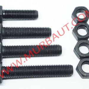 Baut Mur Baja A325 diameter 3/4 inchi full drat