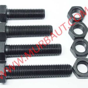 Baut Mur Hex Baja 8.8 20mm Hitam