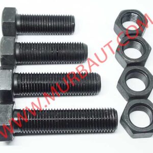 Baut Mur Hex Baja 8.8 22mm Hitam