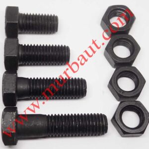 Baut Mur Hex Baja 8.8 Half Drat diameter 1 1/4 UNC