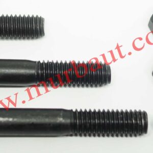 Baut Mur Hex Baja 8.8 Full Drat diameter 3/8 UNC