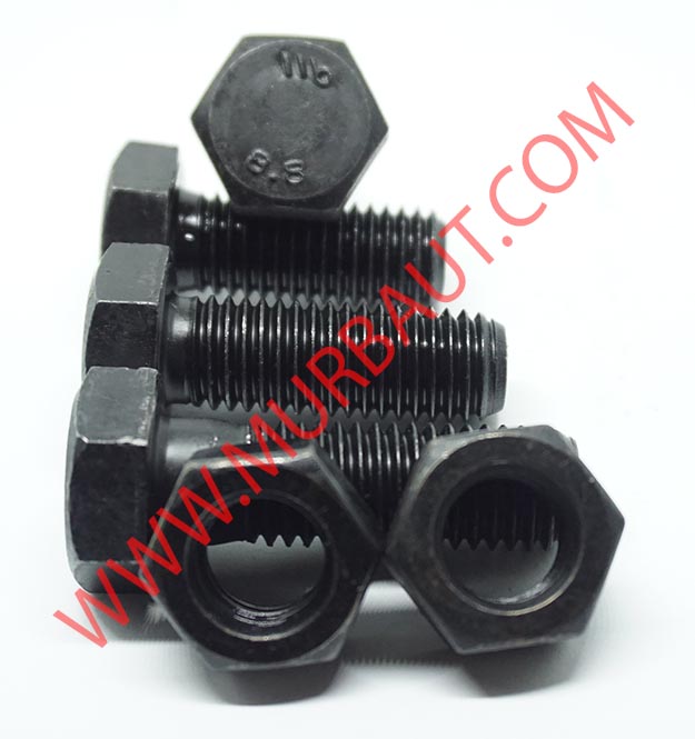 Baut Mur Hex Baja 8.8 Standard diameter 16mm - B