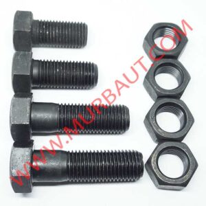 Baut Mur Hex Baja 8.8 22mm Hitam