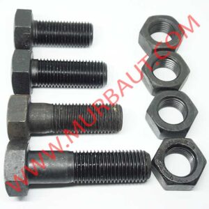 Baut Mur Hex Baja 8.8 27mm Hitam