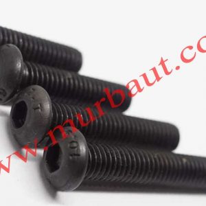Baut Button L baja 12.9 diameter 6mm