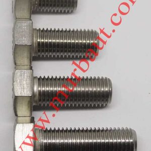 Baut Hex Stainless 316 diameter 1 inchi full drat