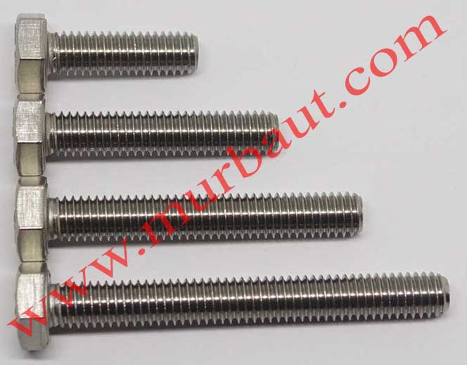 Baut Hex Stainless 304 diameter 3mm Baut Hex Stainless 304 NC diameter 3/16 inchi