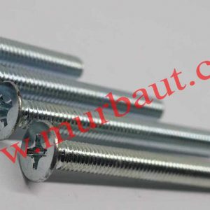 Baut JF Besi Putih diameter 6mm