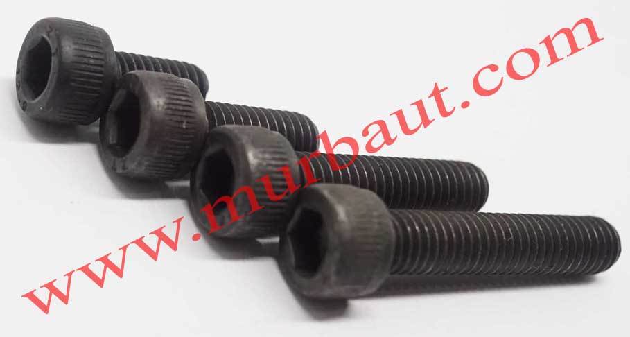 Baut L baja 12.9 diameter 4mm Baut Kunci L Baja 12.9 diameter 4mm full drat