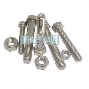 baut mur hex stainless 316 mili